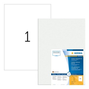HERMA 9544 self-adhesive label Rectangle White 40 pc(s)