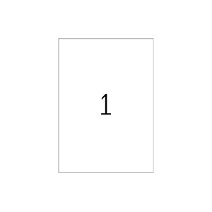 HERMA A3 labels transparent crystal-clear 297x420 mm transparent clear film glossy 50 pcs.