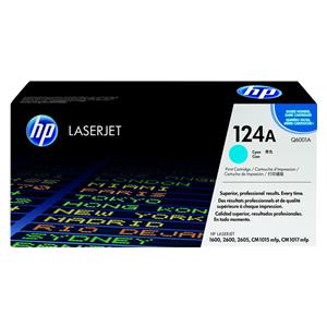 HP 124A Cyan Original LaserJet Toner Cartridge