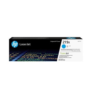 HP 219X High Yield Cyan Original LaserJet Toner Cartridge