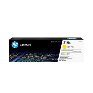 HP 219X High Yield Yellow Original LaserJet Toner Cartridge