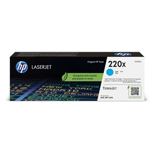 HP 220X Cyan Original LaserJet Toner Cartridge