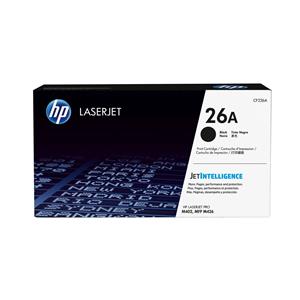 HP 26A Black Original LaserJet Toner Cartridge