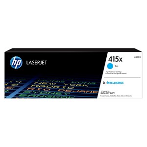 HP 415X High Yield Cyan Original LaserJet Toner Cartridge