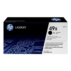 HP 49X High Yield Black Original LaserJet Toner Cartridge 12