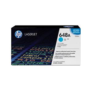 HP 648A Cyan Original LaserJet Toner Cartridge