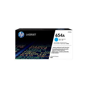HP 654A Cyan Original LaserJet Toner Cartridge
