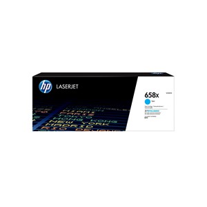 HP 658X High Yield Cyan Original LaserJet Toner Cartridge