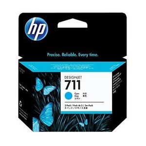 HP 711 3-pack 29-ml Cyan DesignJet Ink Cartridges