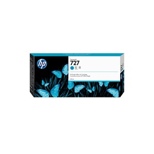 HP 727 300-ml Cyan DesignJet Ink Cartridge