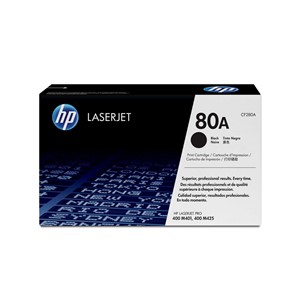 HP 80A - sort - original - LaserJet -