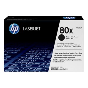 HP 80X High Yield Black Original LaserJet Toner Cartridge