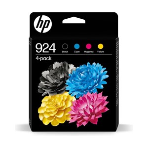 HP 924 ink - black, yellow, cyan, magenta