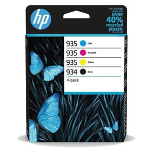 HP 934 /35 4x Schwarz+Dreifarbig Tintenpatrone