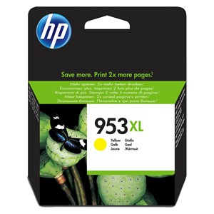 HP 953XL - Hojtydende - gul - original