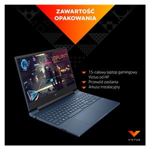 HP Victus 15-FB1013D 39,6 cm (15.6") Full HD AMD Ryzen™ 5 7535HS 16 GB SDRAM 512 GB SSD NVIDIA GeForce RTX 2050 4 GB Wi-Fi 6 (802.11ax) Windows 11 15