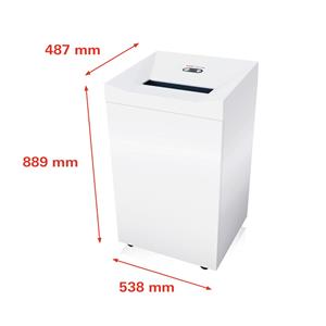 HSM Pure 630 shredder, 130 l, 4,5x30 mm 7