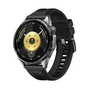 Huawei WATCH GT6 3.73 cm (1.47) AMOLED 46 mm Digital 466 x 466 pixels Touchscreen Black GPS (satellite)