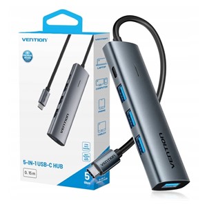 Hub 5v1 USB-C 3.0 Vention 0.15m