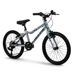 Huffy Literide Alu 20” bike, silver and turquoise (23005W)