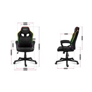 HUZARO FORCE 2.5 RGB MESH GAMING CHAIR 8