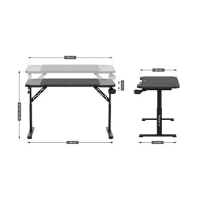 Huzaro Hero 2.6 gaming desk Black