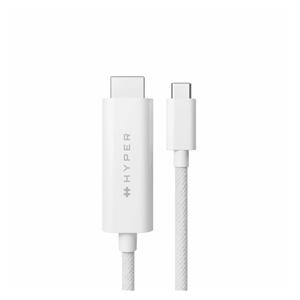 HYPER HyperDrive USB-C to HDMI 4K60Hz Cable - White 4