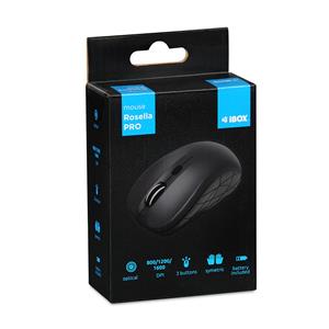 iBOX i009W Rosella wireless optical mouse, black 4