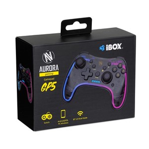 iBox IGP5 Gaming Controller Black Bluetooth Gamepad Analogue /Digital Android, Nintendo Switch, Nintendo Switch Lite, Nintendo Switch OLED, PC, iOS
