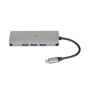 iBox IUH3RJ4K notebook dock/port replicator USB 3.2 Gen 1 (3.1 Gen 1) Type-C Power Delivery 100W Silver 3