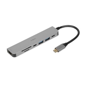 iBox IUH3SL4K interface hub USB Type-C 5000 Mbit /s Silver
