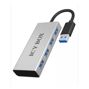 IcxBox IB-AC6104 4-Port Hub with USB-A 3.0 Connector