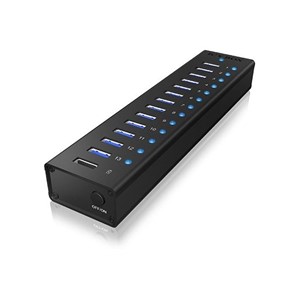 ICY BOX IB-AC6113 USB 3.2 Gen 1 (3.1 Gen 1) Type-B 5000 Mbit /s Black