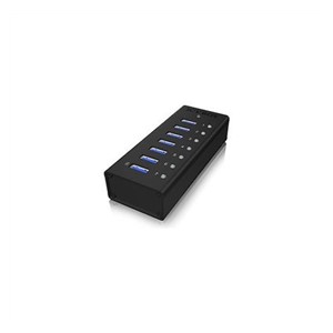 ICY BOX IB-AC618 USB 3.2 Gen 1 (3.1 Gen 1) Type-B 5000 Mbit /s Black
