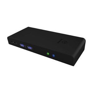 ICY BOX IB-DK2251AC Wired USB 3.2 Gen 2 (3.1 Gen 2) Type-A Black