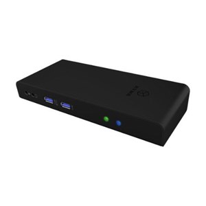 ICY BOX IB-DK2251AC Wired USB 3.2 Gen 2 (3.1 Gen 2) Type-A Black