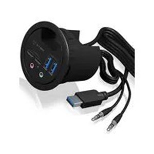 ICY BOX IB-HUB1403B socket-outlet Anthracite