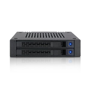 Icy Dock MB742SP-B drive bay panel Black