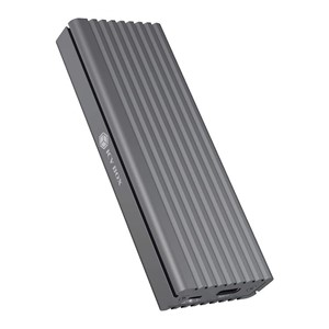 IcyBox IB-1817MC-C31 USB-C and USB-A 3.1 enclosure for M.2 NVMe and SATA SSD with write protection