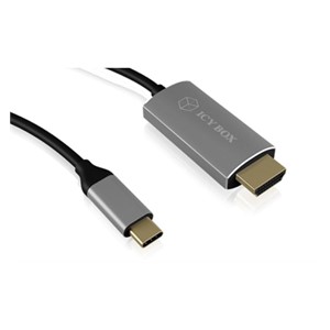 IcyBox IB-CB020-C USB-C to HDMI cable with support for 4k@60Hz