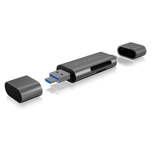 IcyBox IB-CR200-C USB-C /A /Micro B SD /microSD card reader
