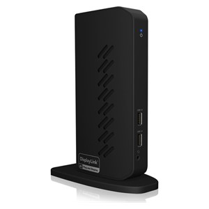 IcyBox IB-DK2252AC 12-in-1 USB-C /A Docking Station with DisplayLink