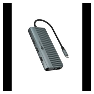 IcyBox IB-DK4062-CPD 12-in-1 DockingStation with triple video connection