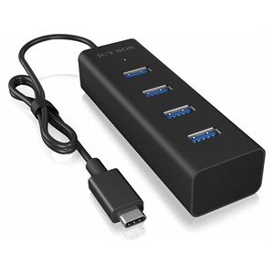 IcyBox IB-HUB1409-C3 4-port Hub with USB-C 3.0 connector