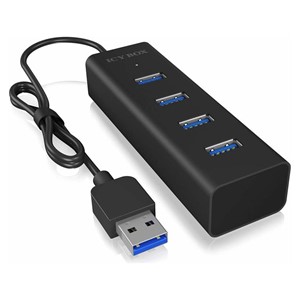 IcyBox IB-HUB1409-U3 4-port Hub with USB-A 3.0 connection