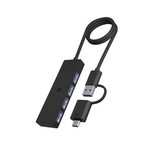 Icybox IB-HUB1424-C3 4-Port Hub with USB-C and USB-A 3.2 Gen 1 connectors