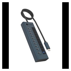 IcyBox IB-HUB1450-C31 10-port USB-C 3.2 hub interface