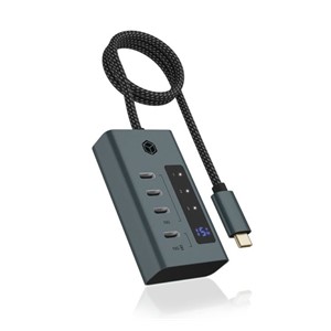 IcyBox IB-HUB1454-C31 4-port hub with USB 3.2 Gen 2 Type-C interface