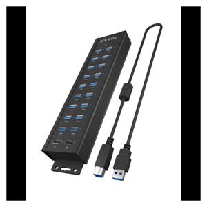 IcyBox IB-HUB1720-U3 20 v 1 portni USB hub