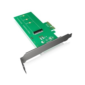 IcyBox IB-PCI208 enclosure /adapter for M.2 NVMe SSDs on PCIe x4 card